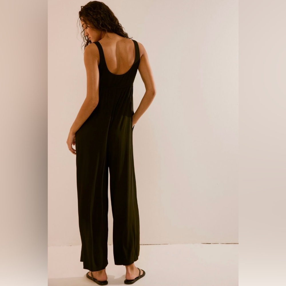 NWT Free People Kirsten one piece in black - S - Picture 2 of 4